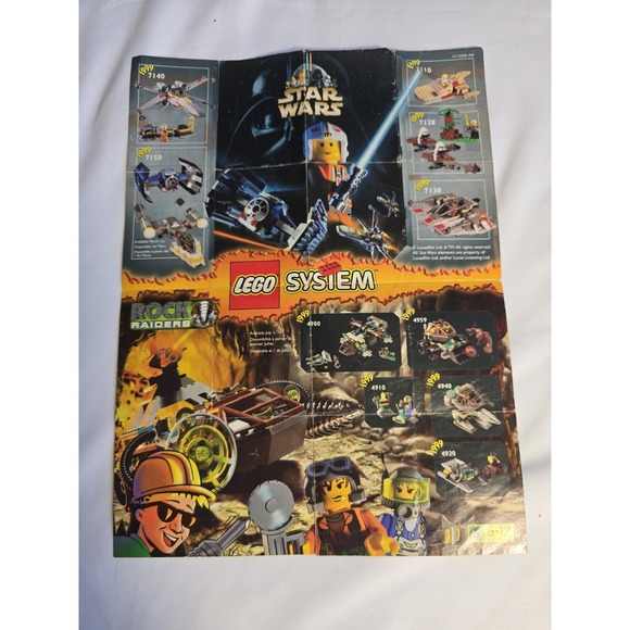 LEGO - Star Wars & Rock Raiders Mini Poster Catalog - 1999 - 4112688-AM